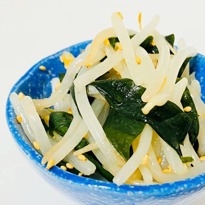 レンジでチンしてあえるだけ 簡単もやしナムル